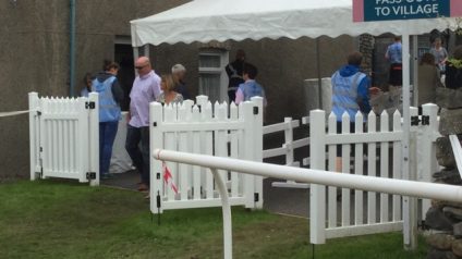 Use of PVC Fencing at Cartmel Racecourse