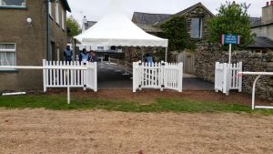 Use of PVC Fencing at Cartmel Racecourse