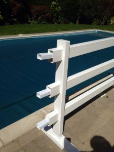 Portable post and rail