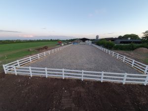 PVC Post and Rail Fencing