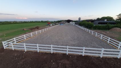 PVC Post and Rail Fencing
