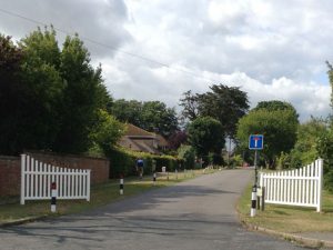 Village Gate Scalloped